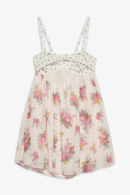 Amandine Silk Mini Dress