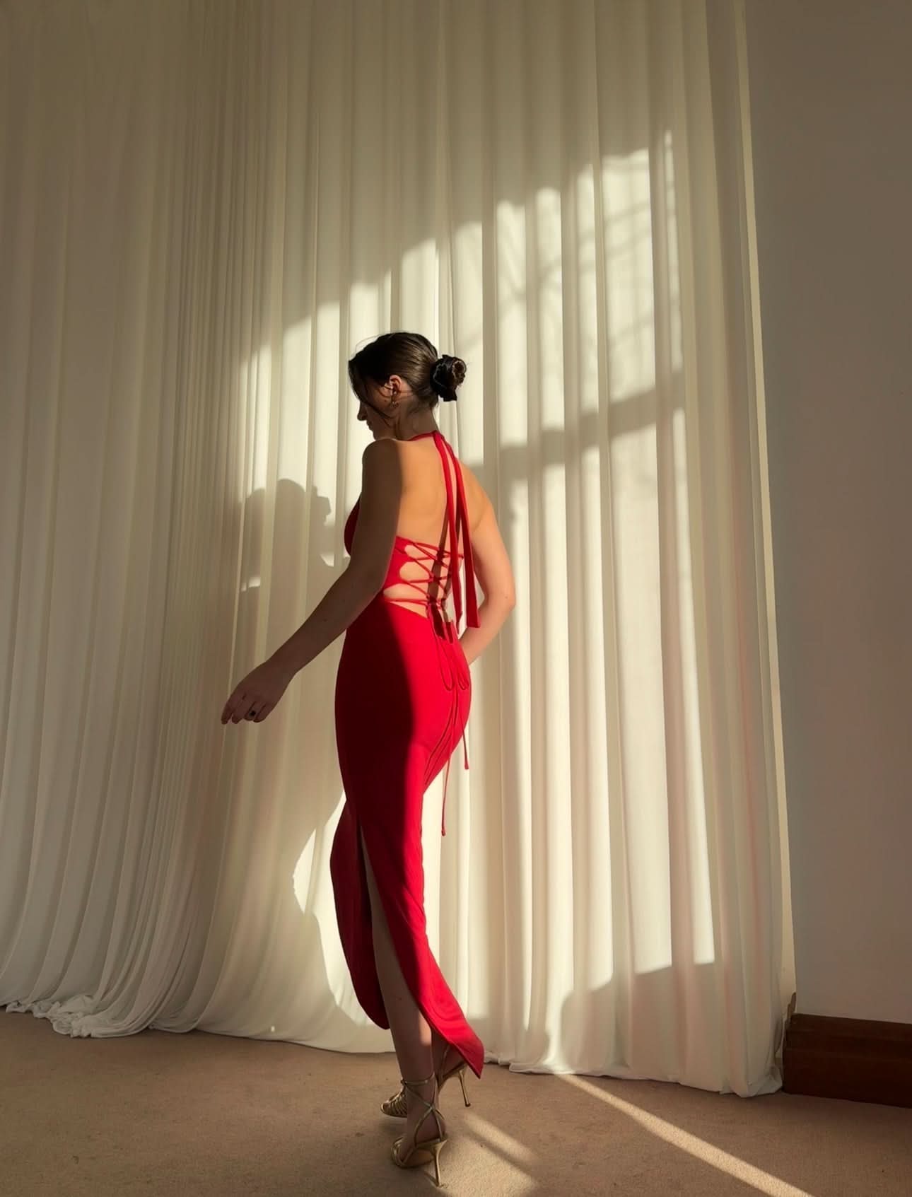 Sienna Halter Maxi Dress
