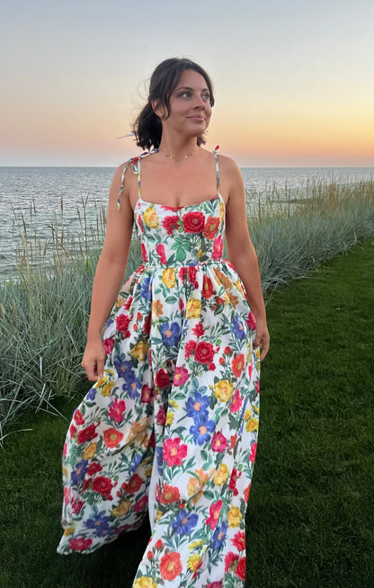 Juliet Taffeta Maxi Dress