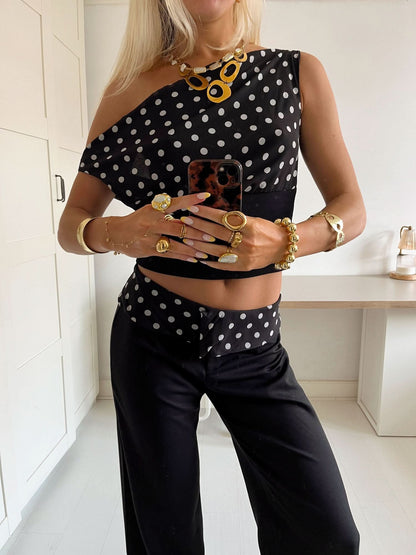 Kimmie Polka Dot Top