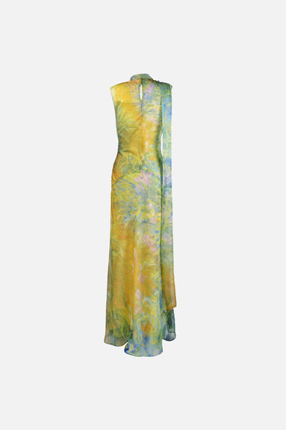 Iris Silk Maxi Dress