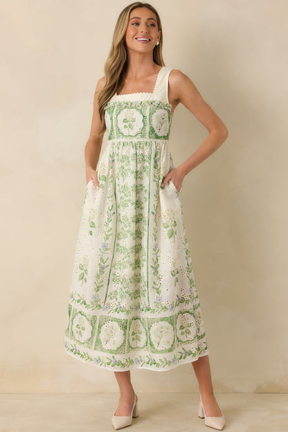 Evangeline Eyelet Maxi Dress