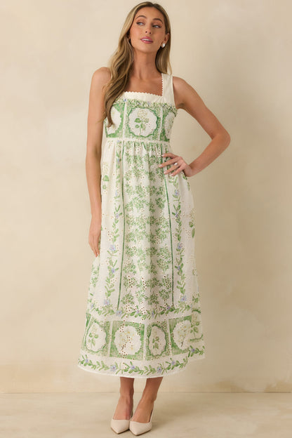 Evangeline Eyelet Maxi Dress