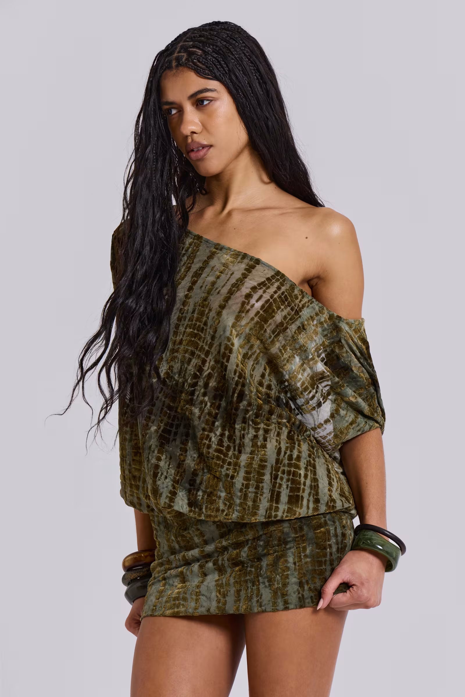 NOIR DESIRE BACKLESS MINI DRESS