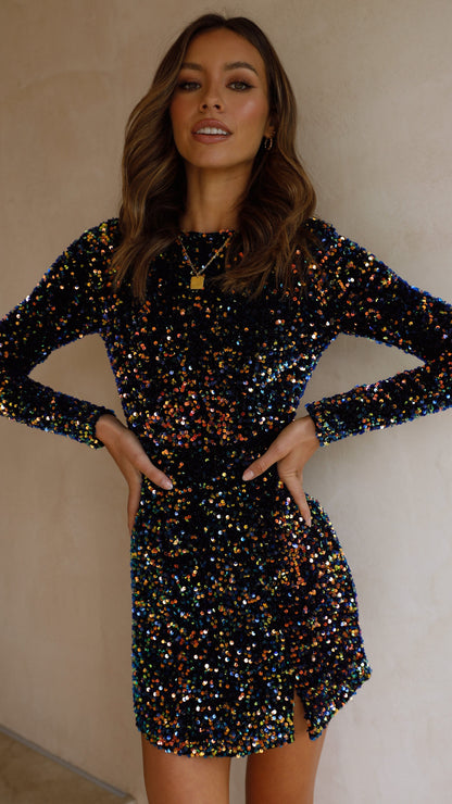 Felicia Sequin Mini Dress