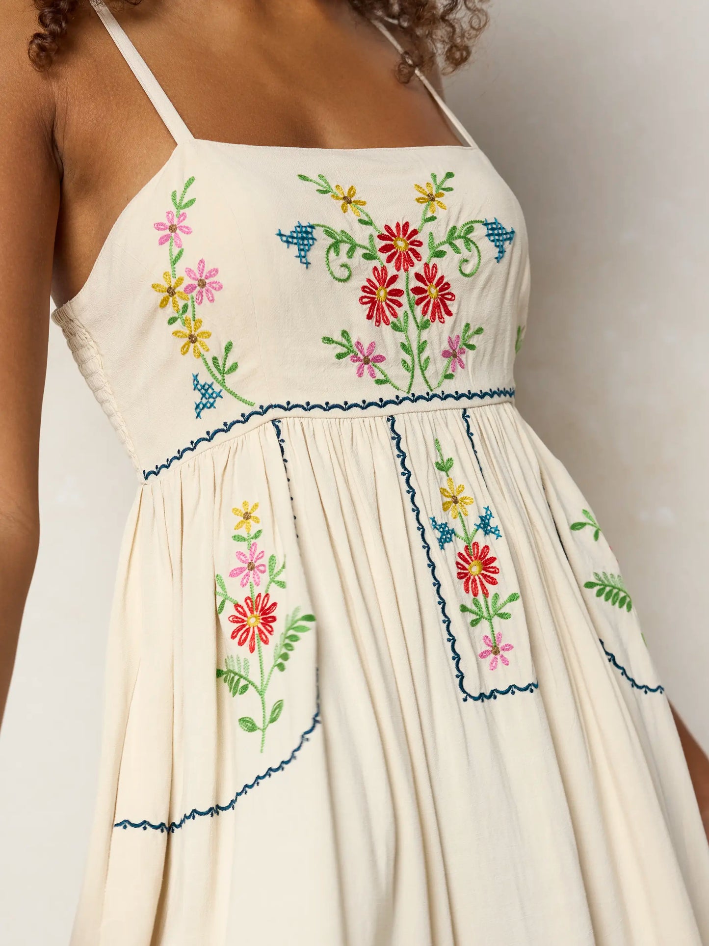 Bailey Embroidered Mini Dress