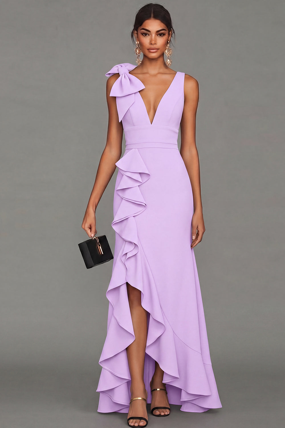 Valentina Ruffle Formal Gown