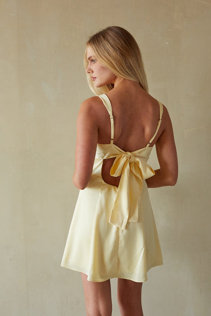 Lizzy Twist-Front Mini Dress