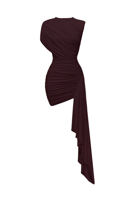 Marnie Plum Mini Dress