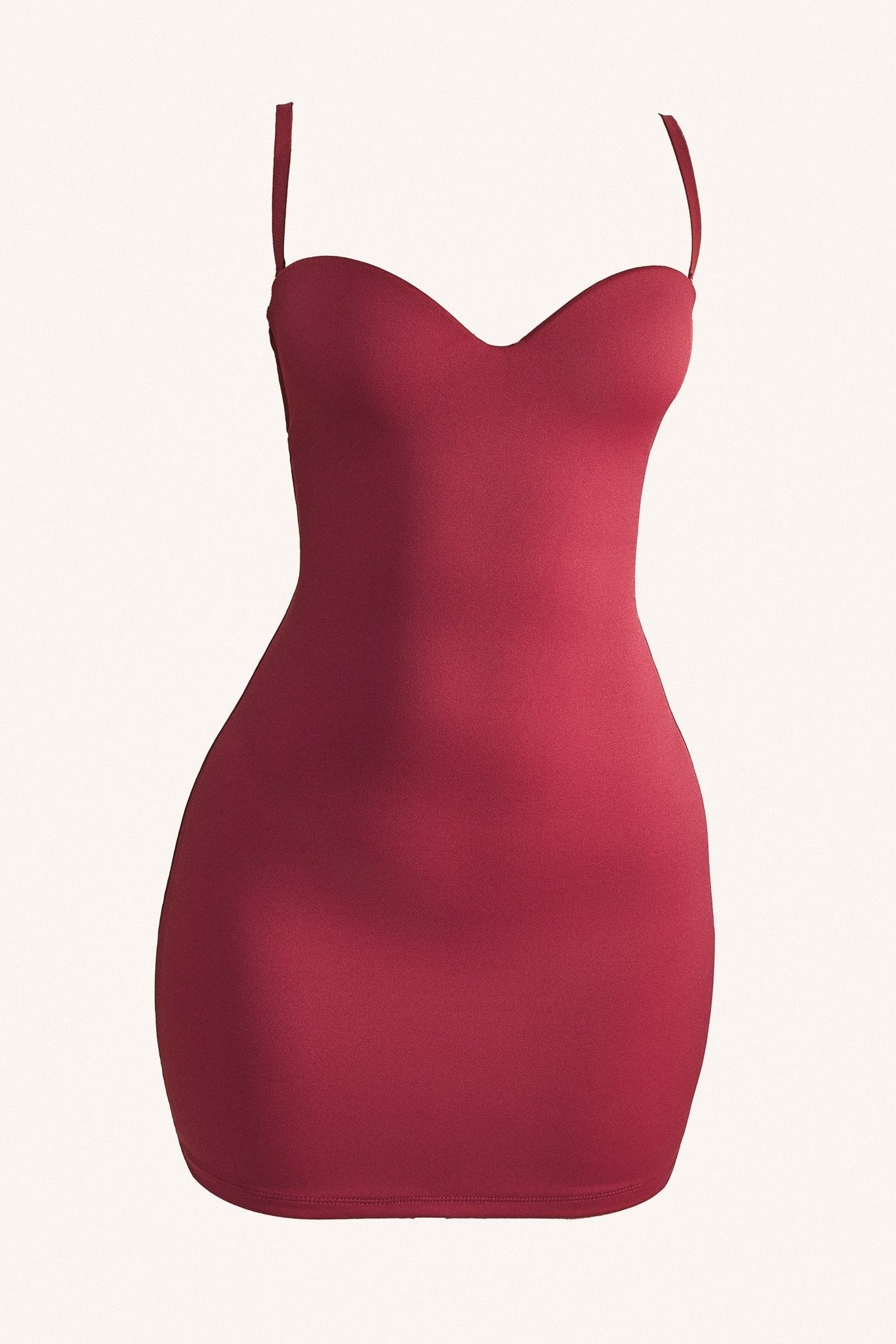 Evangeline Sculpted Mini Dress in Blush