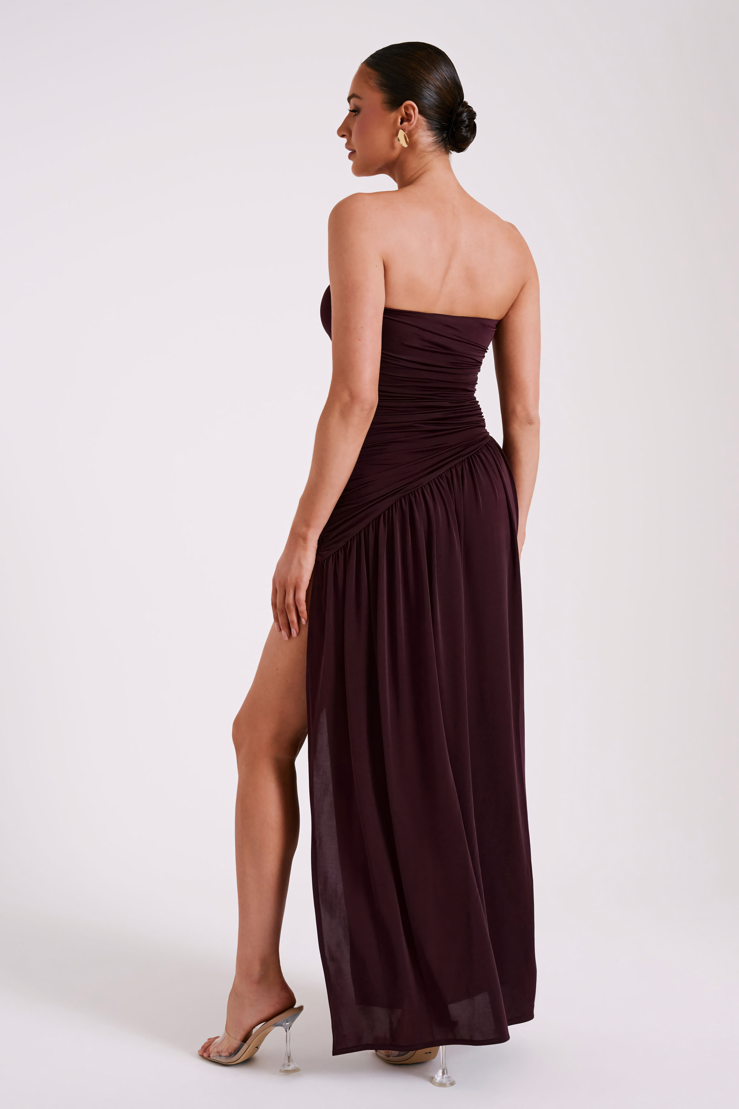 MAROON MAXI DRESS