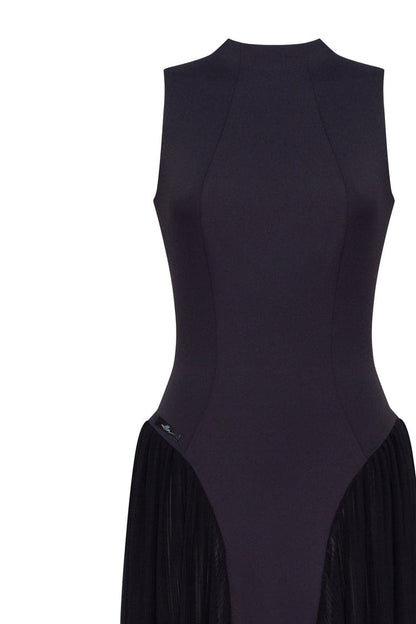 Margot Mock Neck Maxi Dress