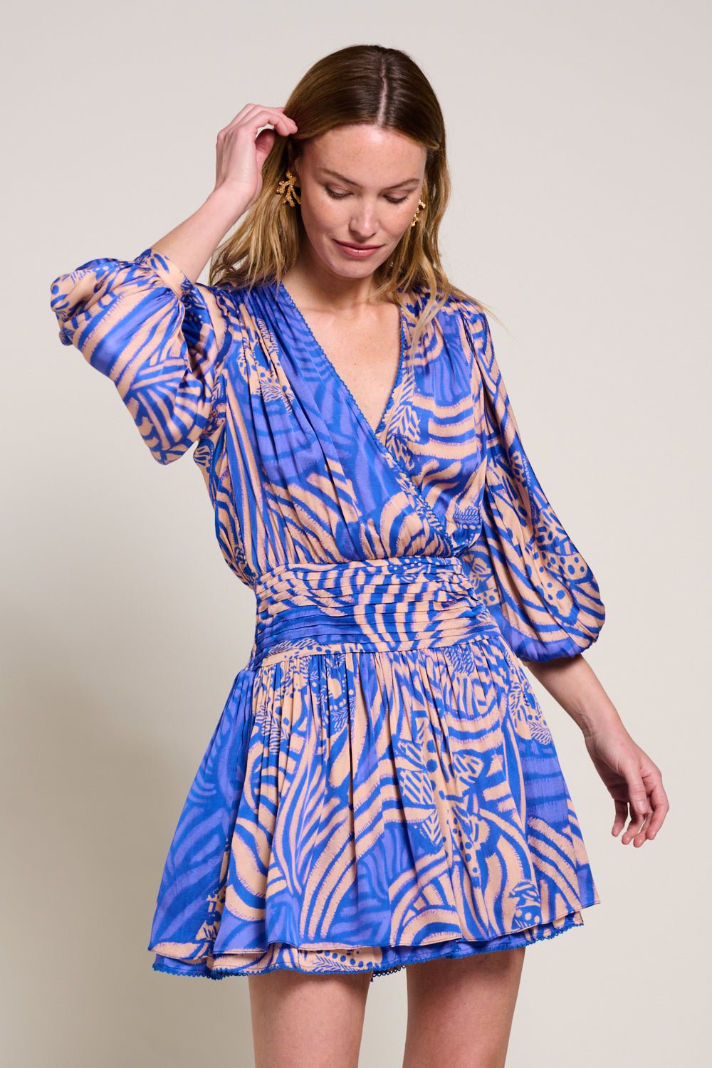 Colleen Jacquard Mini Dress