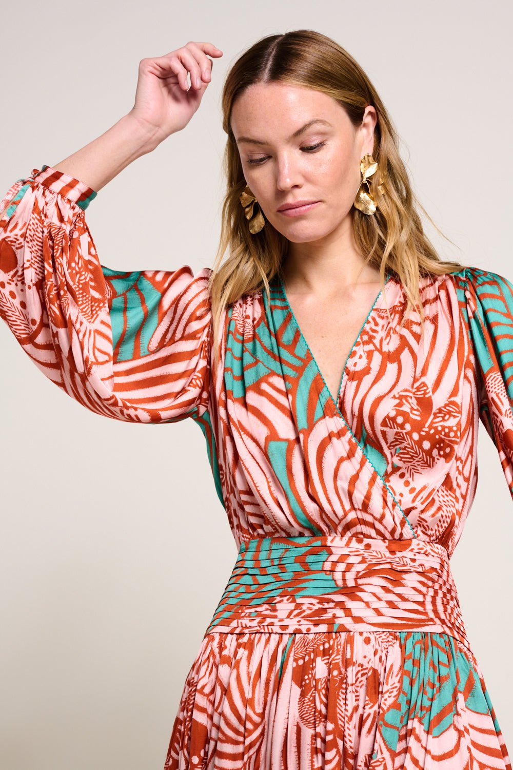 Colleen Jacquard Mini Dress