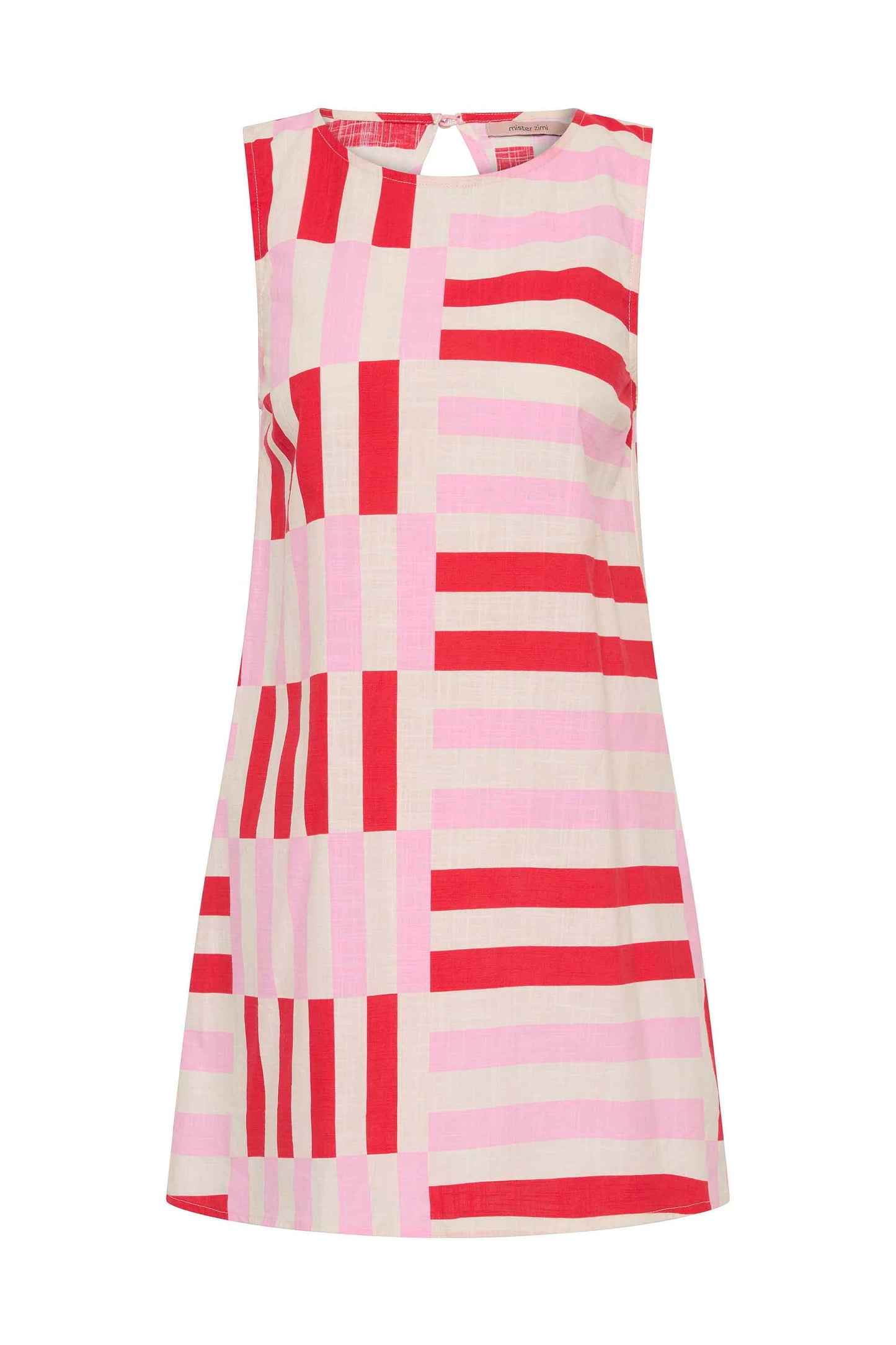 Margot Silk Mini Dress in Spritz