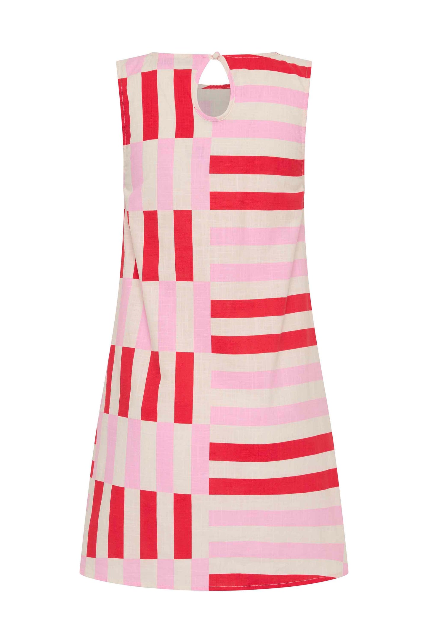 Margot Silk Mini Dress in Spritz