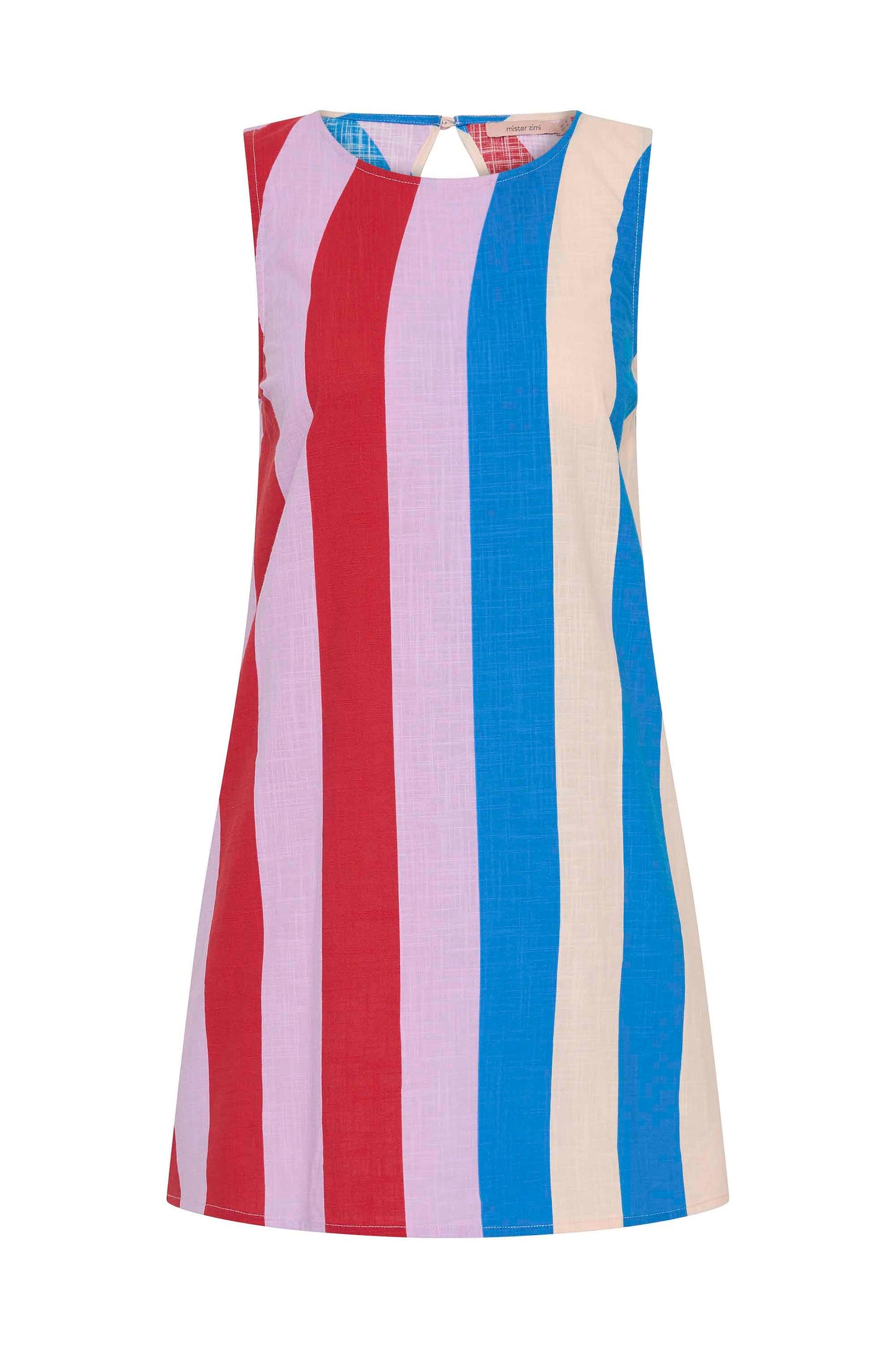 Margot Silk Mini Dress in Spritz