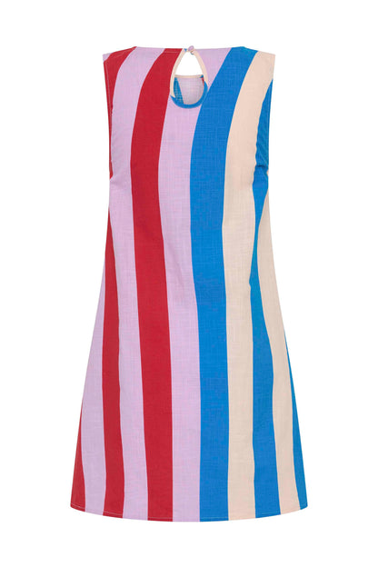 Margot Silk Mini Dress in Spritz