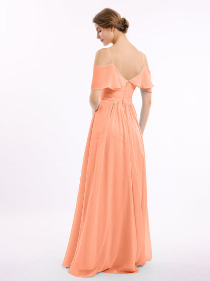 Margot Chiffon Off-Shoulder Dress