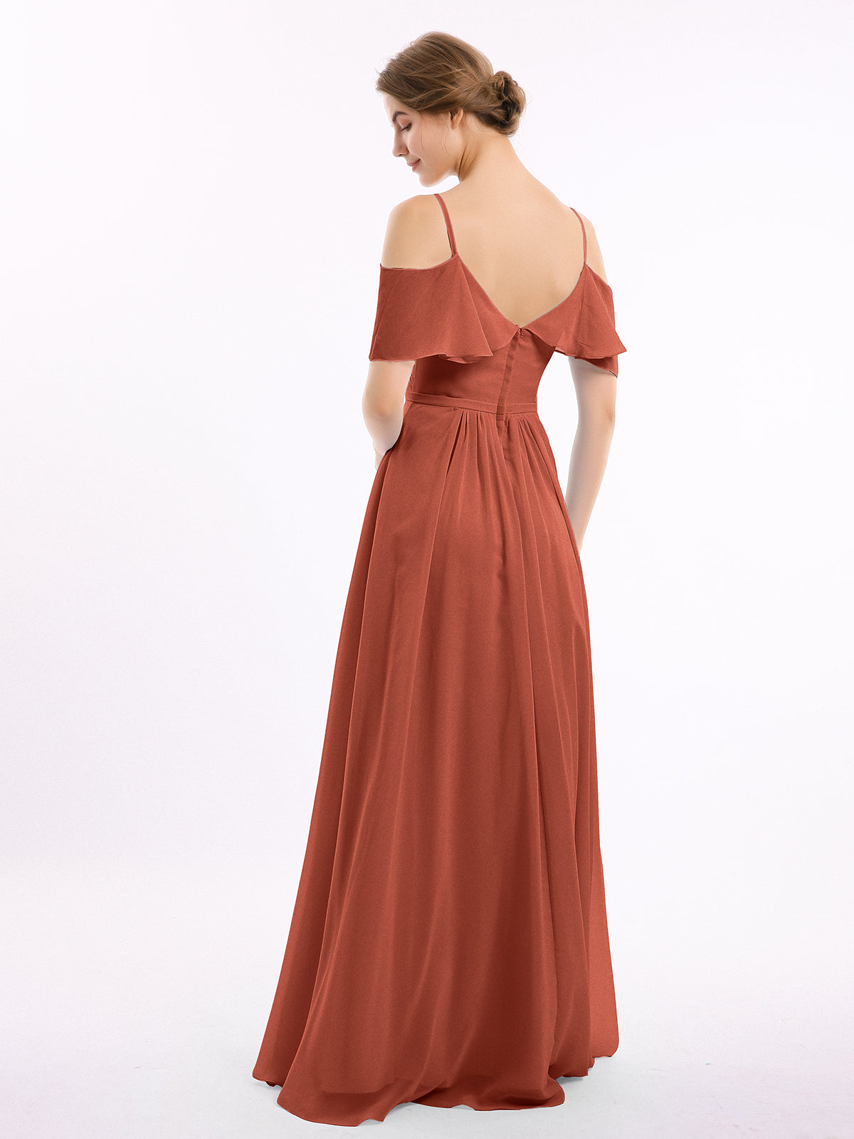 Margot Chiffon Off-Shoulder Dress