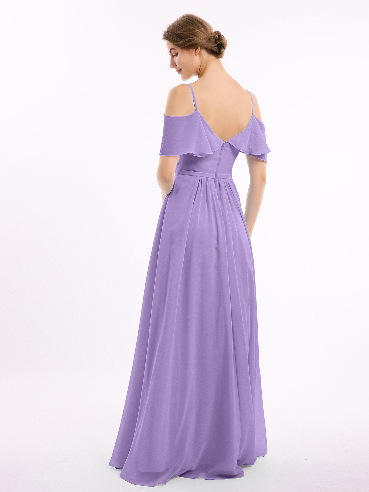 Margot Chiffon Off-Shoulder Dress