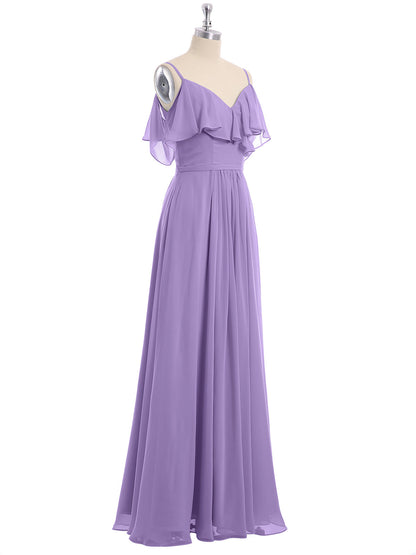 Margot Chiffon Off-Shoulder Dress