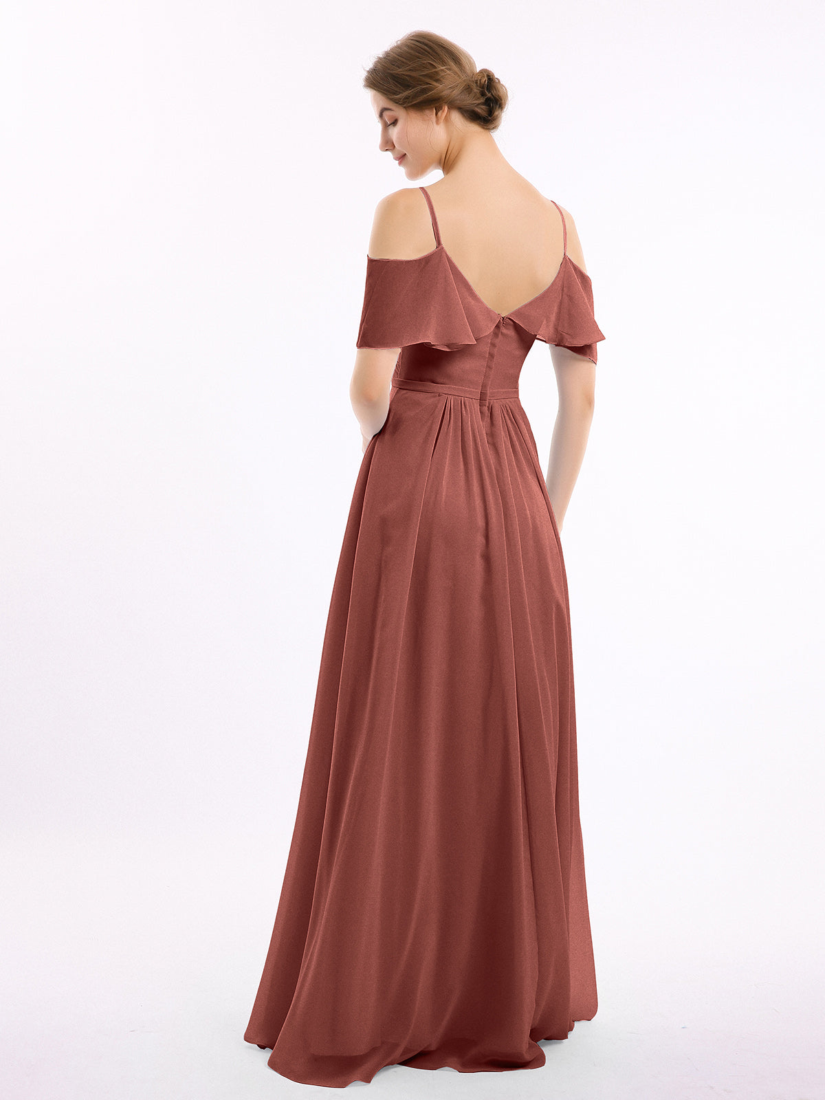 Margot Chiffon Off-Shoulder Dress