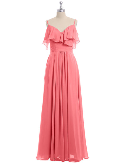 Margot Chiffon Off-Shoulder Dress
