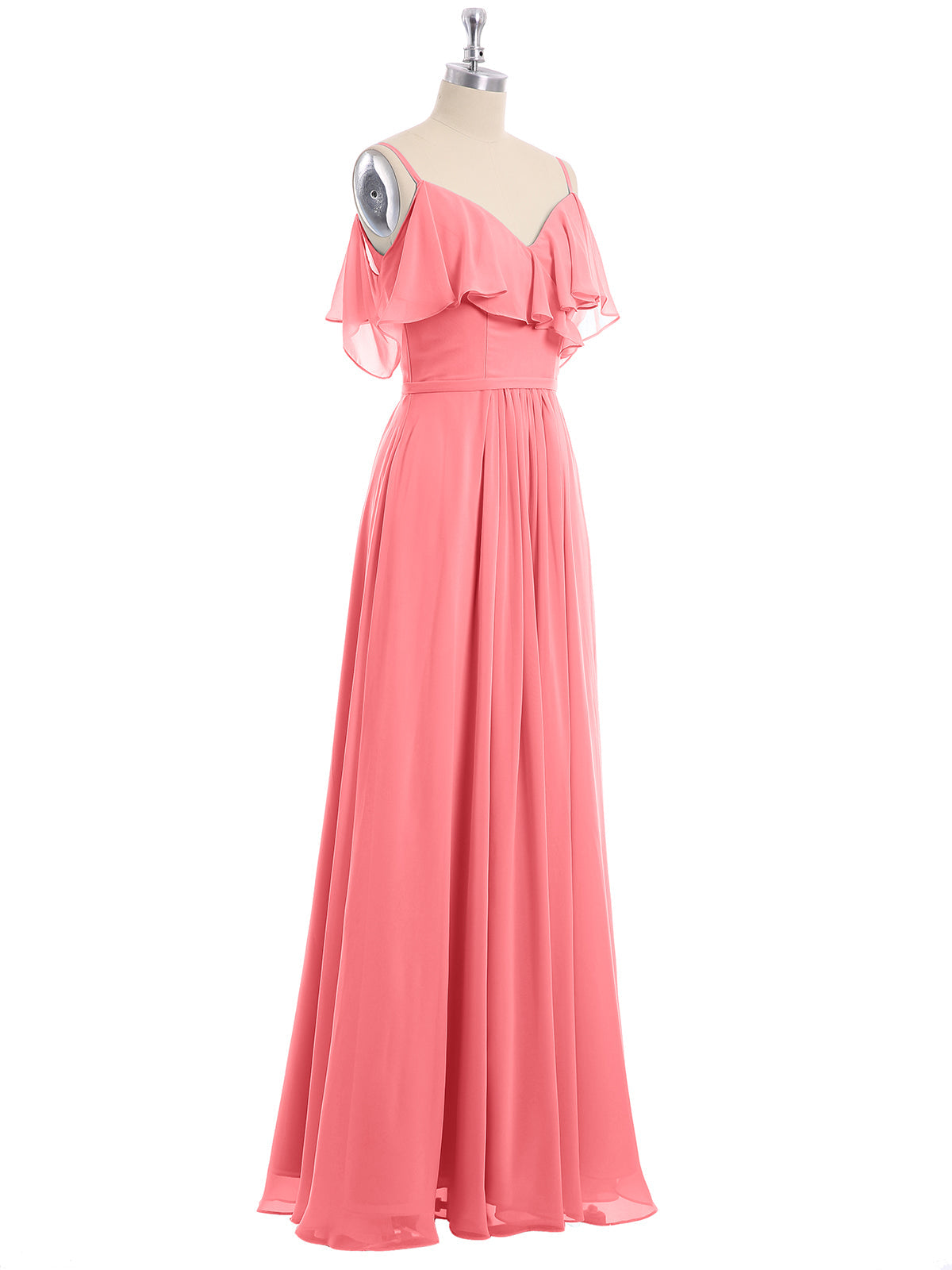 Margot Chiffon Off-Shoulder Dress
