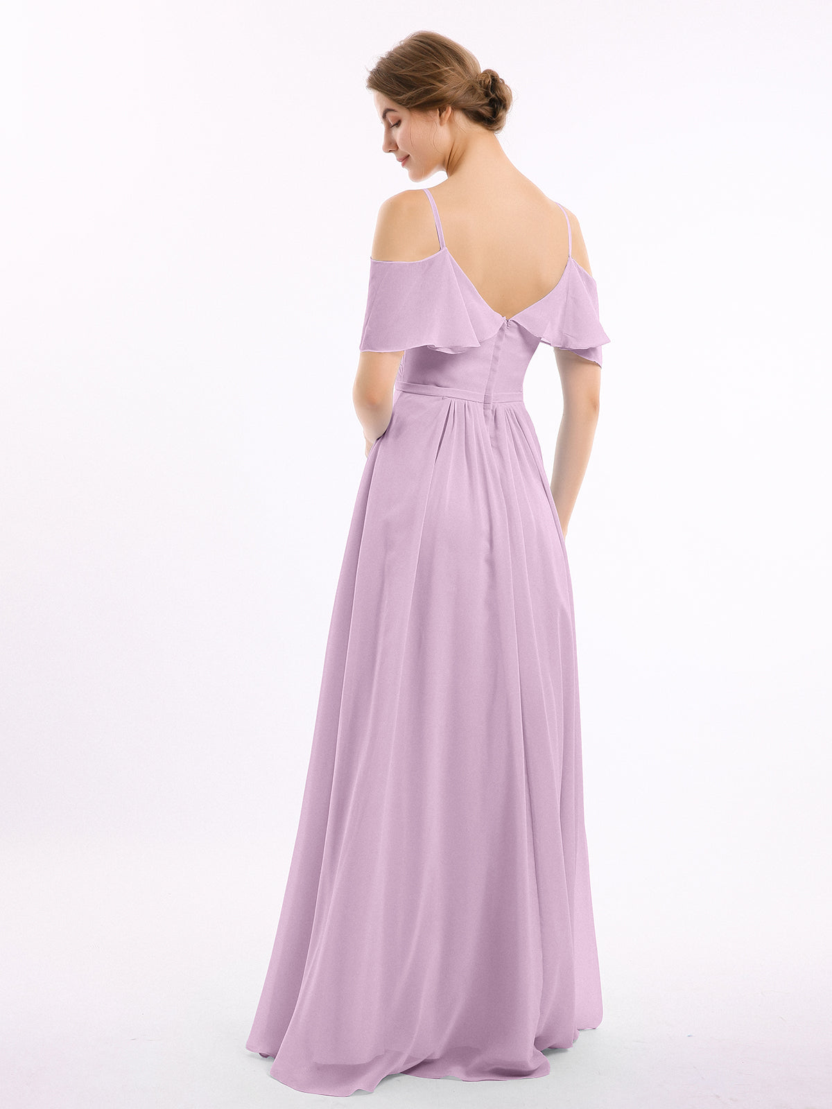 Margot Chiffon Off-Shoulder Dress