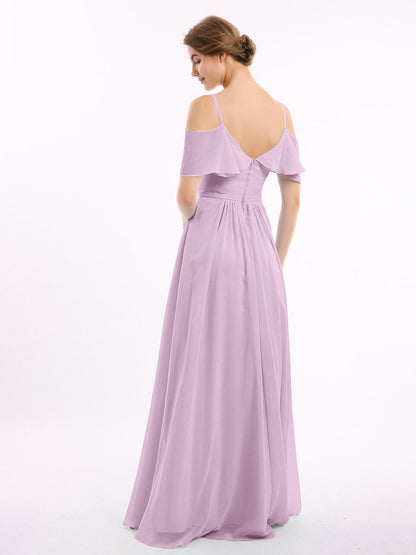 Margot Chiffon Off-Shoulder Dress