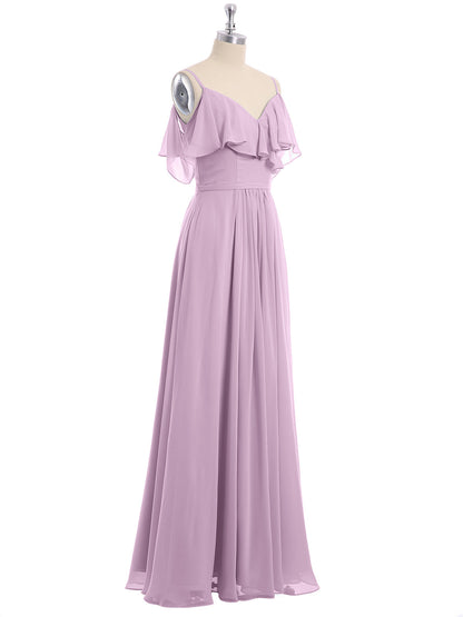Margot Chiffon Off-Shoulder Dress