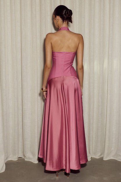 Odina Palm Maxi Dress