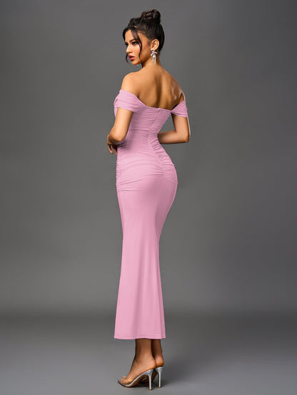 SOPHIA OFF-SHOULDER MAXI DRESS