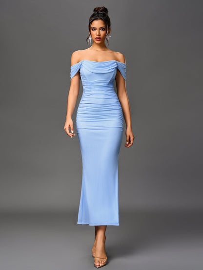 SOPHIA OFF-SHOULDER MAXI DRESS