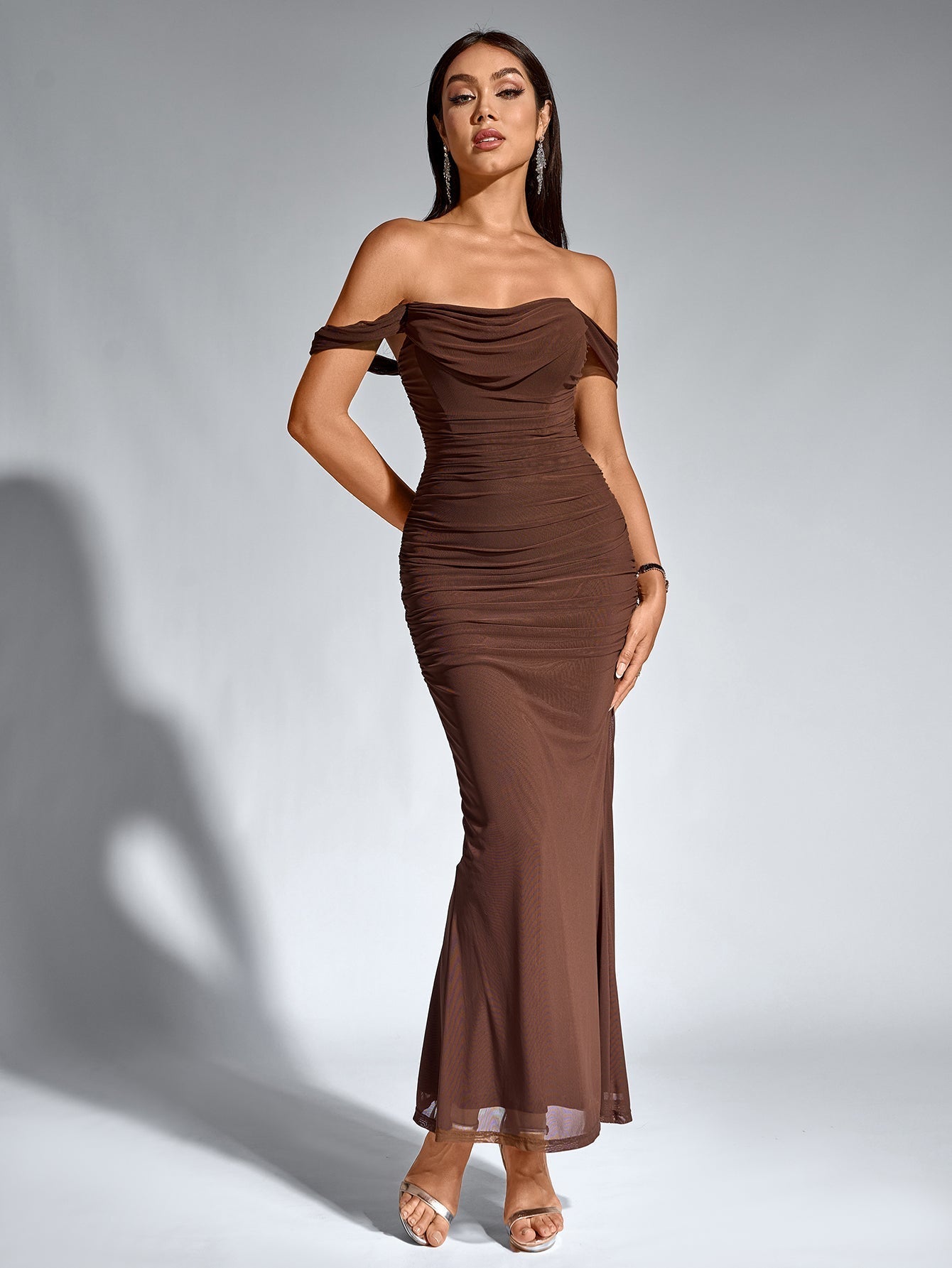 SOPHIA OFF-SHOULDER MAXI DRESS