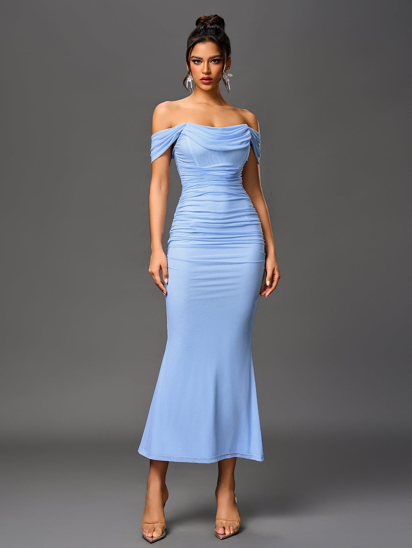 SOPHIA OFF-SHOULDER MAXI DRESS