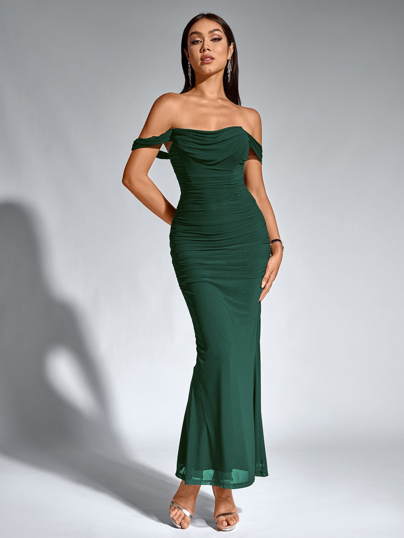 SOPHIA OFF-SHOULDER MAXI DRESS