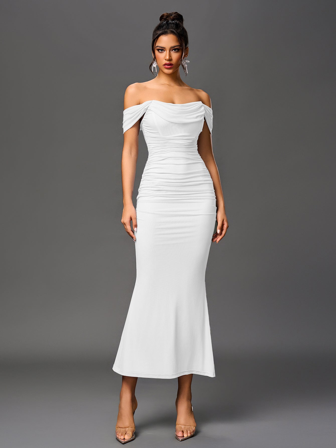 SOPHIA OFF-SHOULDER MAXI DRESS
