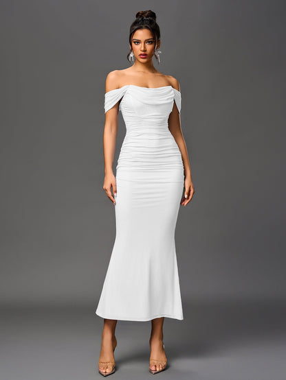 SOPHIA OFF-SHOULDER MAXI DRESS