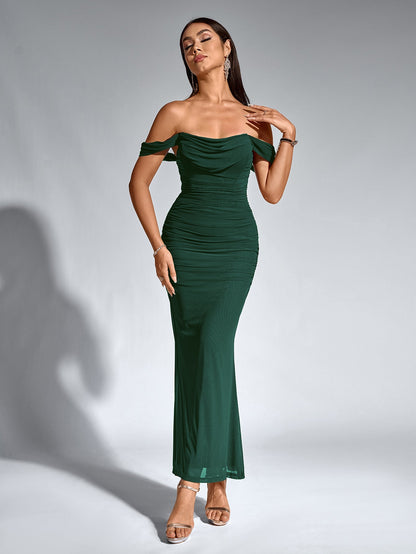 SOPHIA OFF-SHOULDER MAXI DRESS