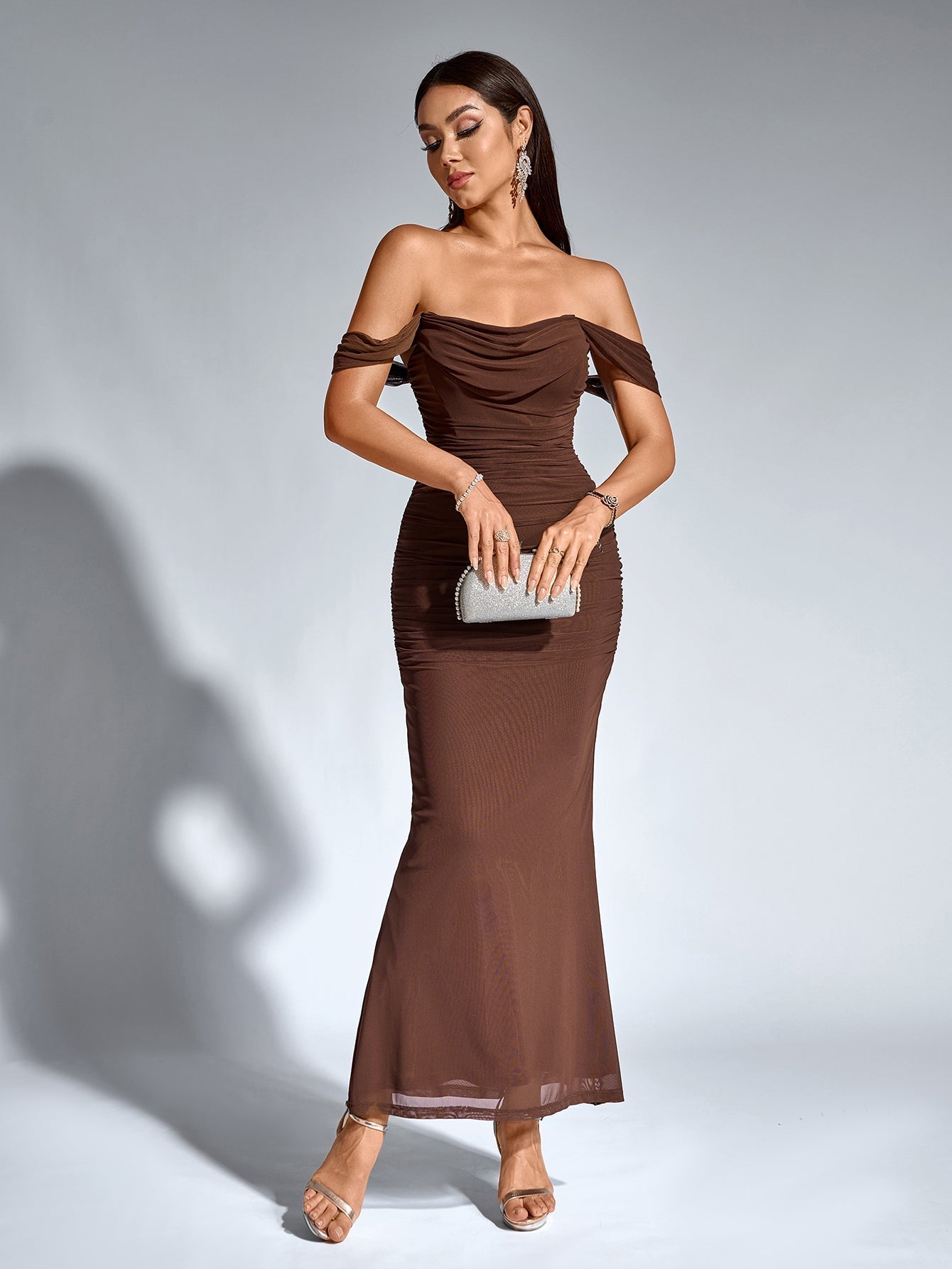 SOPHIA OFF-SHOULDER MAXI DRESS