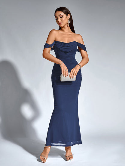 SOPHIA OFF-SHOULDER MAXI DRESS