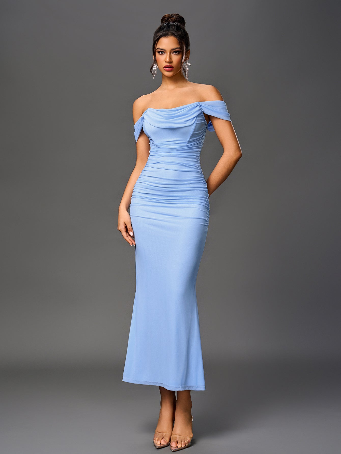 SOPHIA OFF-SHOULDER MAXI DRESS