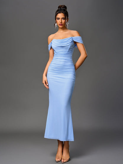 SOPHIA OFF-SHOULDER MAXI DRESS