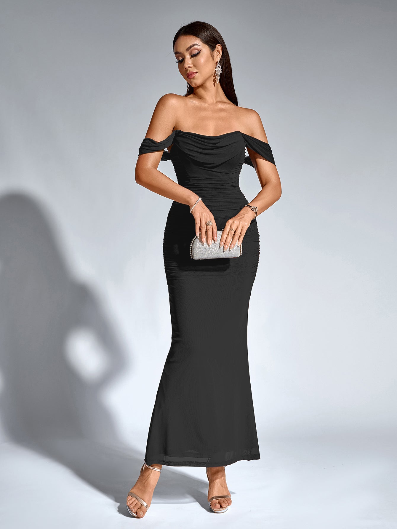 SOPHIA OFF-SHOULDER MAXI DRESS