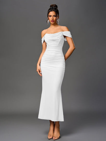 SOPHIA OFF-SHOULDER MAXI DRESS