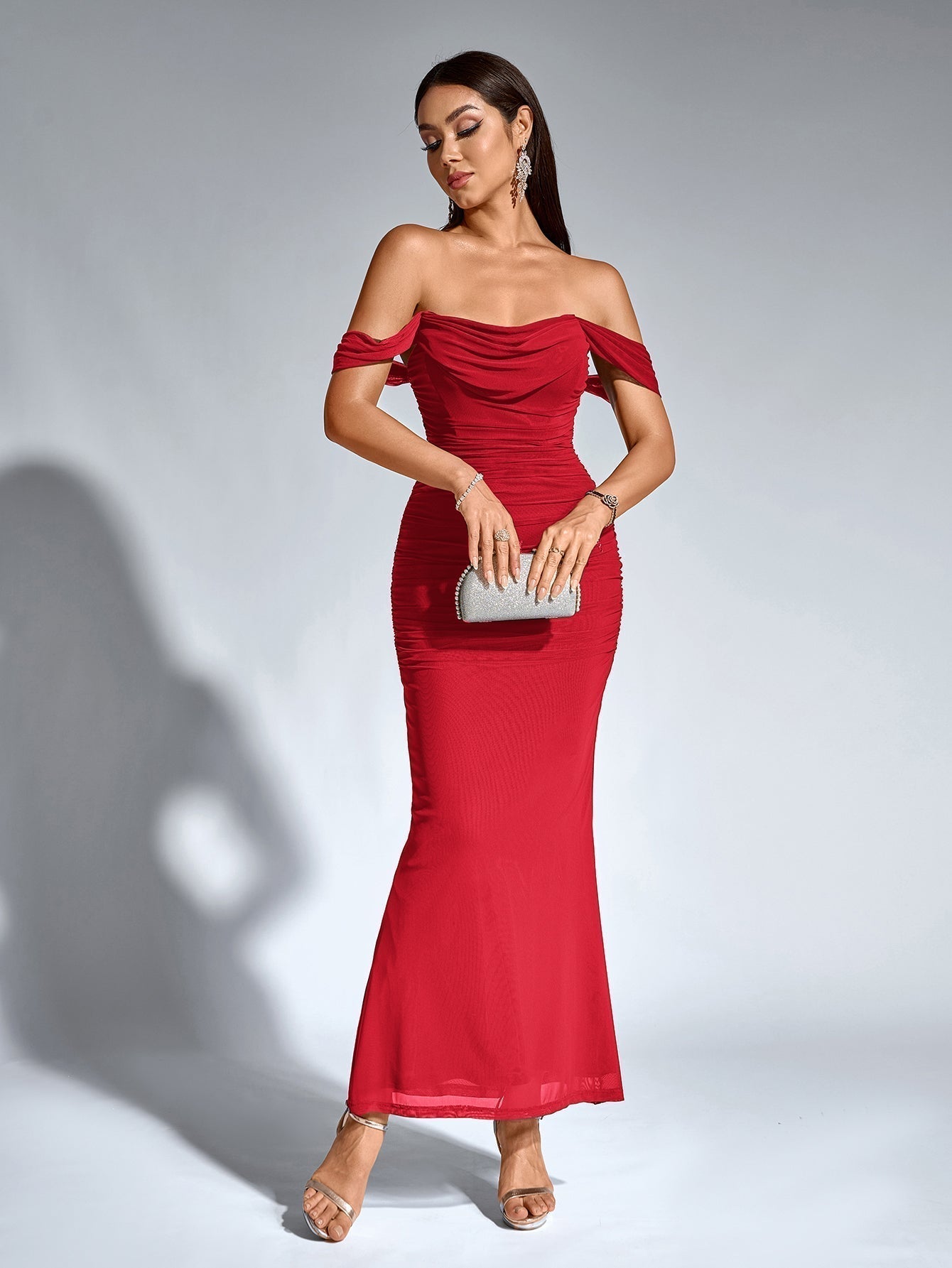SOPHIA OFF-SHOULDER MAXI DRESS