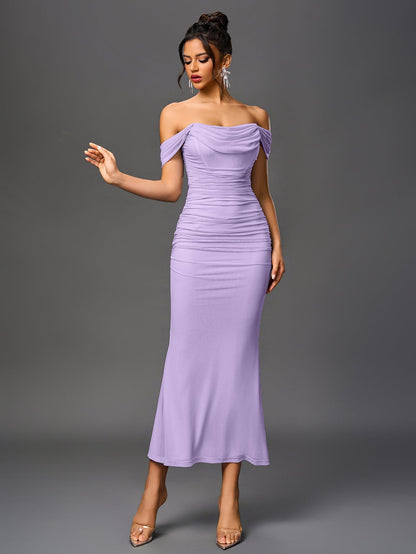 SOPHIA OFF-SHOULDER MAXI DRESS