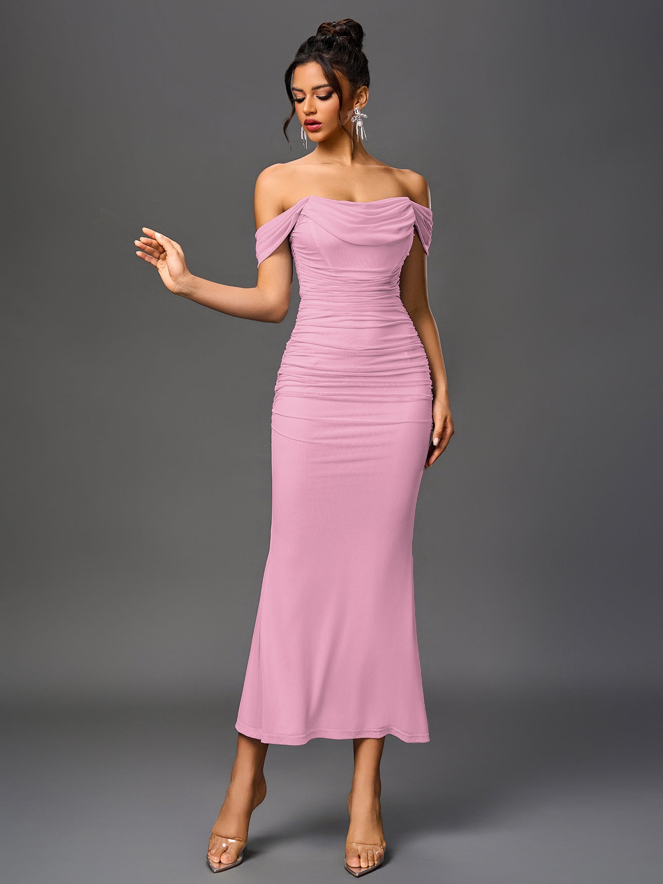 SOPHIA OFF-SHOULDER MAXI DRESS